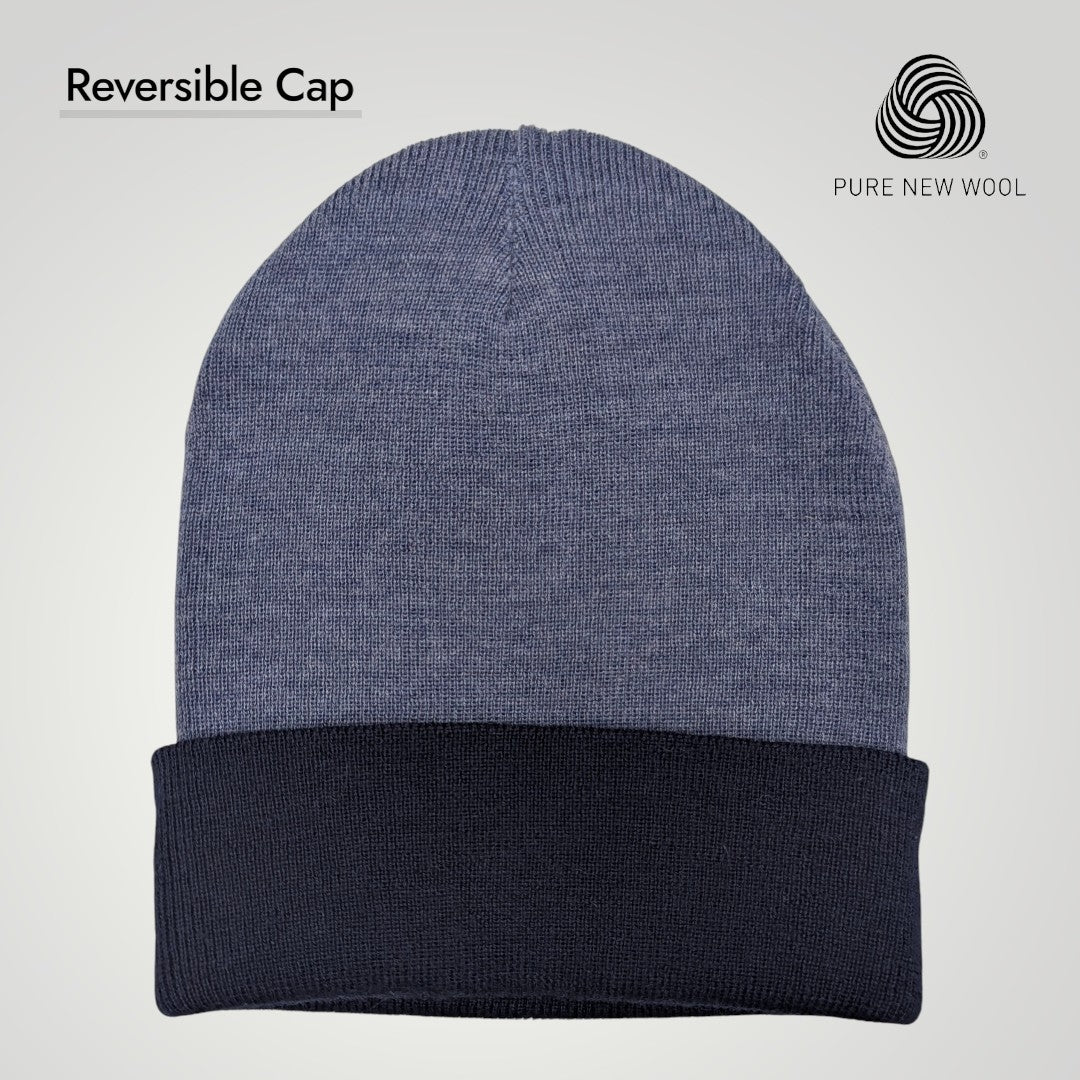 Pure Wool Reversible Cap