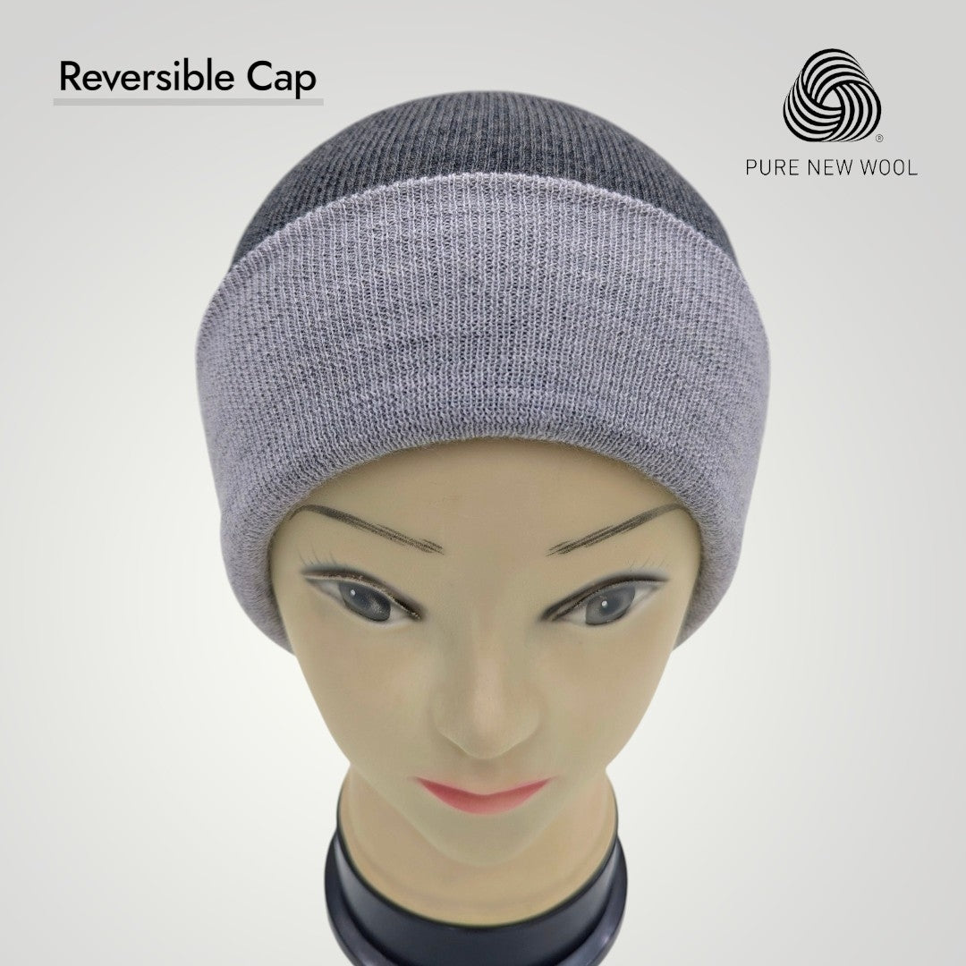 Pure Wool Reversible Cap