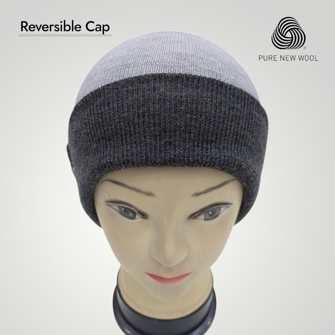 Pure Wool Reversible Cap