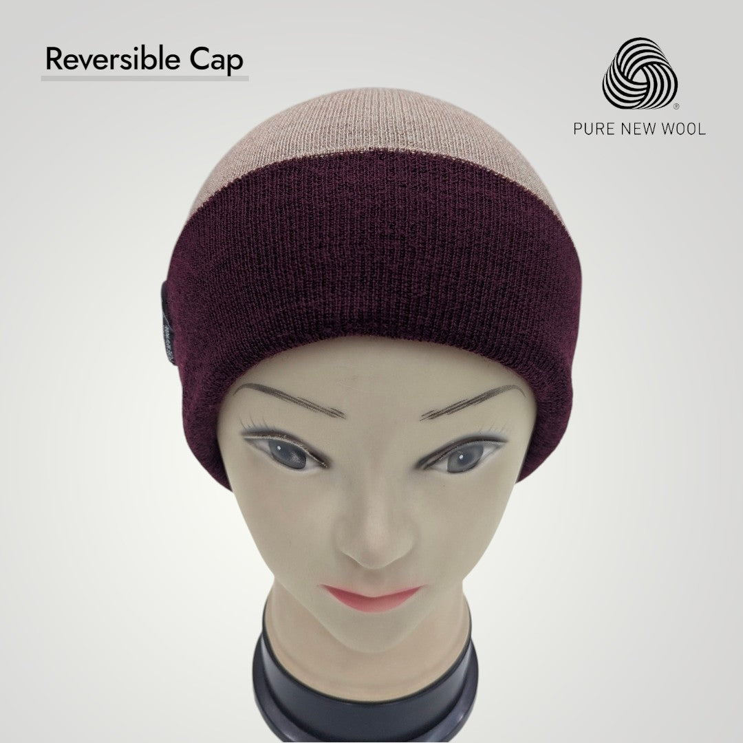 Pure Wool Reversible Cap