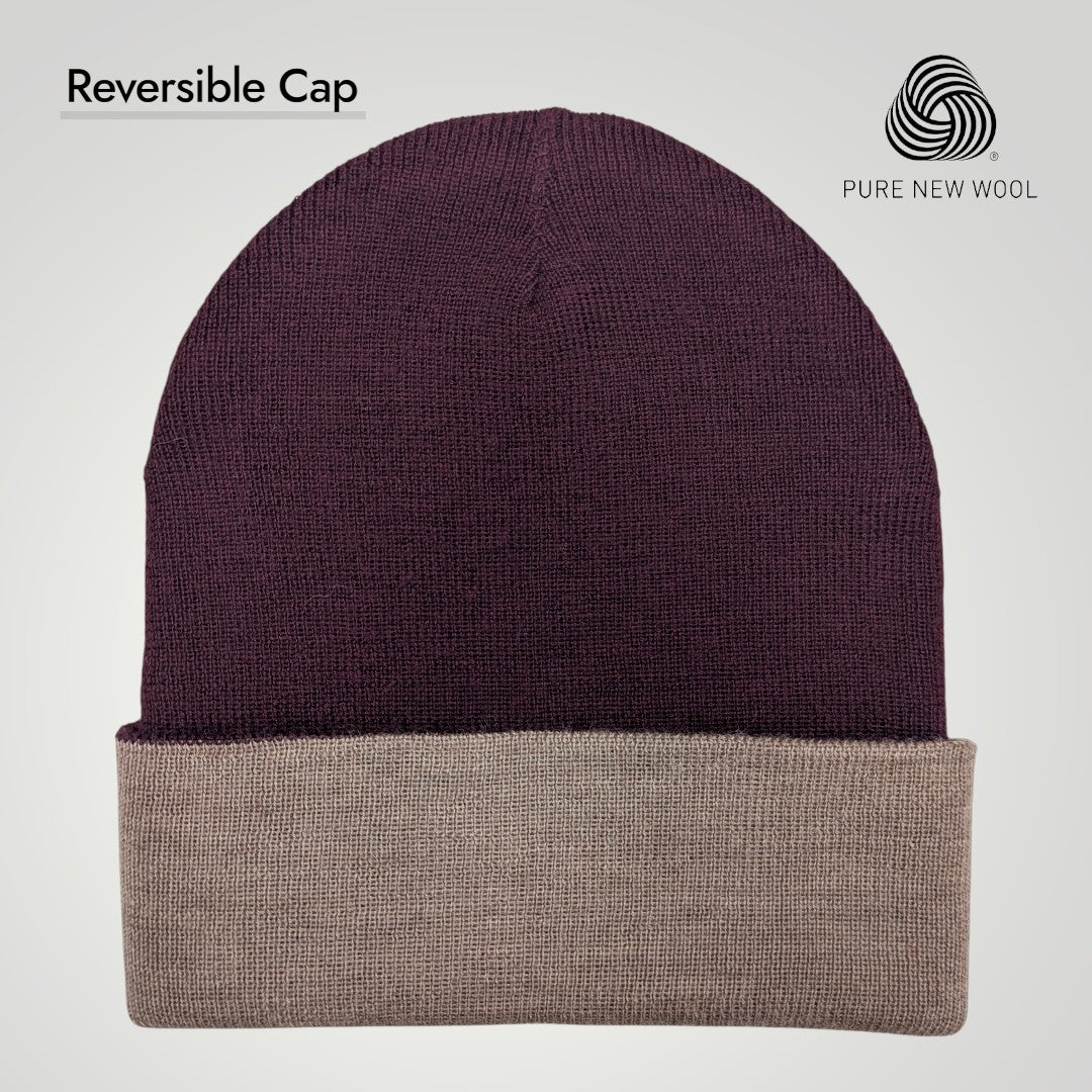 Pure Wool Reversible Cap