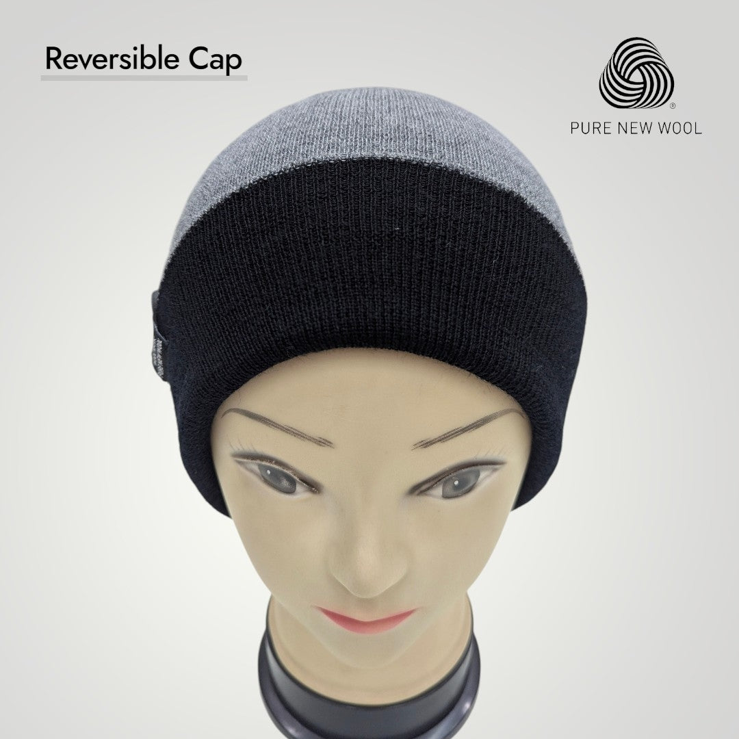 Pure Wool Reversible Cap
