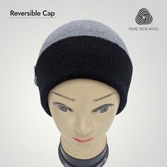 Pure Wool Reversible Cap