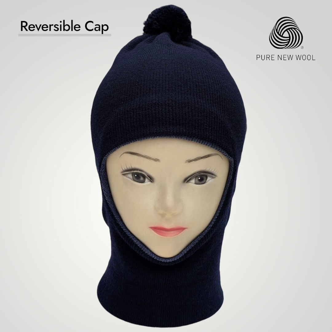 Pure Wool Reversible Cap