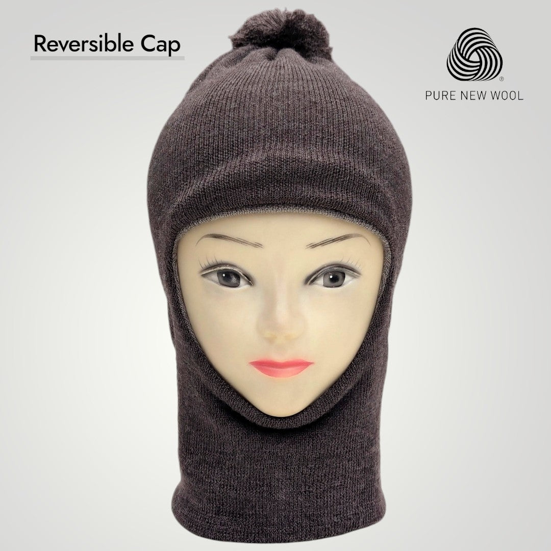 Pure Wool Reversible Cap