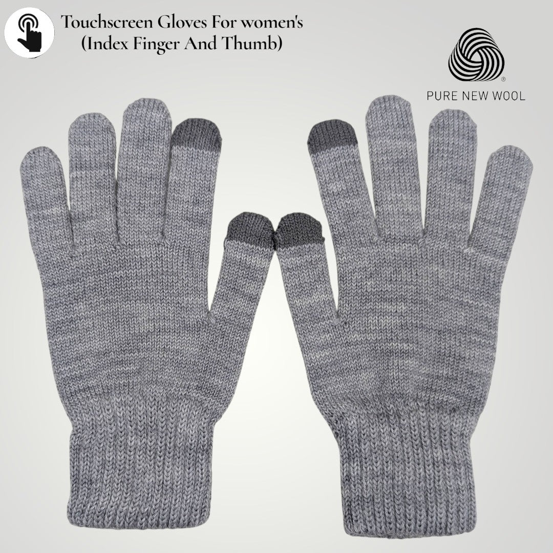 WOMEN'S PURE WOOL GLOVES