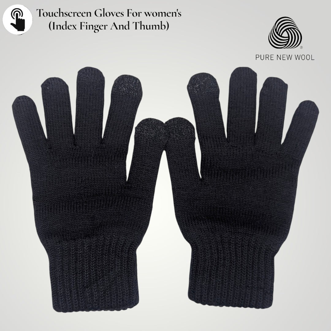 WOMEN'S PURE WOOL GLOVES