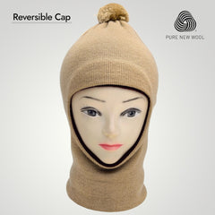 Pure Wool Reversible Cap