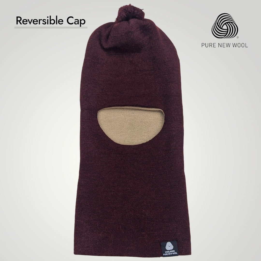 Pure Wool Reversible Cap