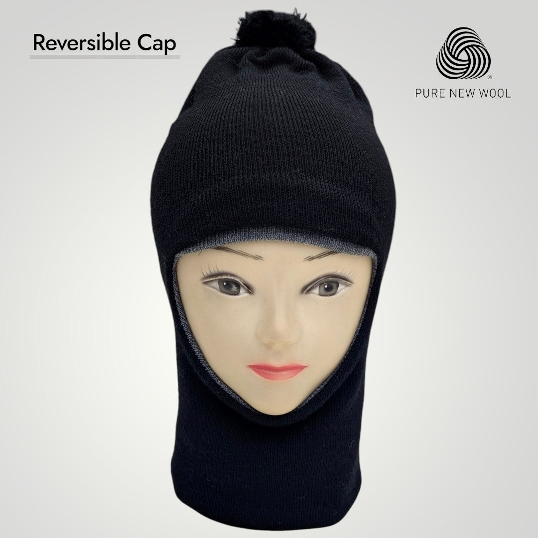 CAP REVERSIBLE / PURE WOOL / MEN'S & WOMEN'S
