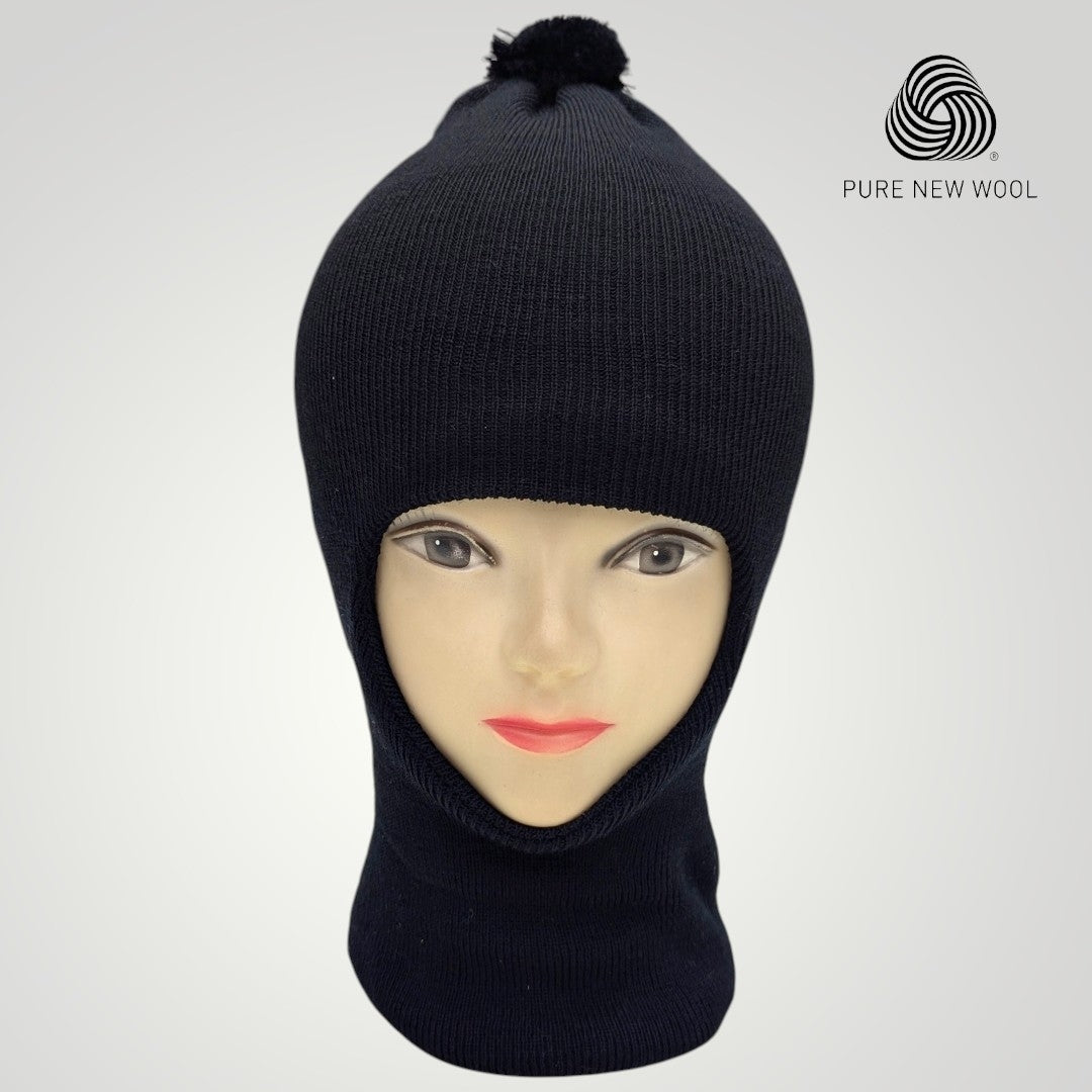 PURE WOOL KIDS MONKEY CAP