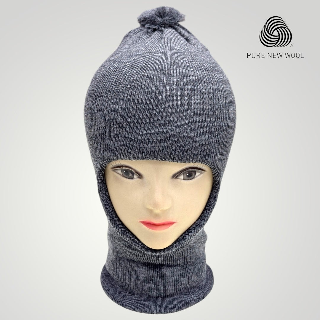 PURE WOOL KIDS MONKEY CAP