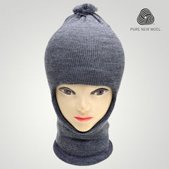 PURE WOOL KIDS MONKEY CAP