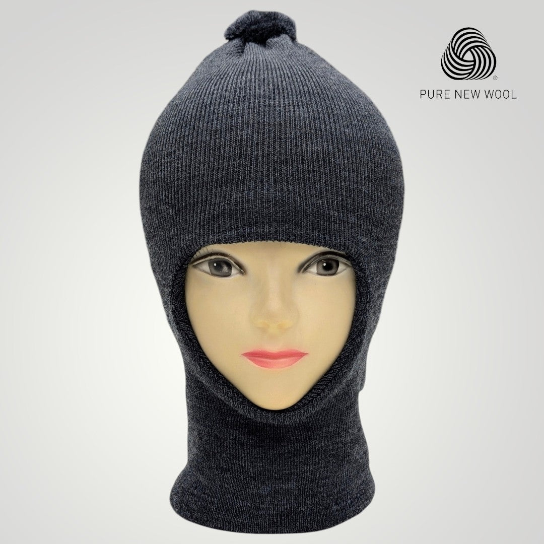 PURE WOOL KIDS MONKEY CAP