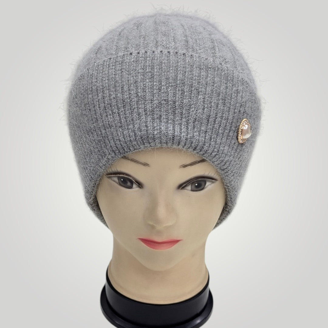 WOMEN'S ANGOORA WOOL CAP