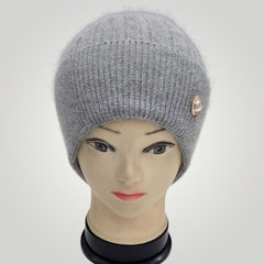 WOMEN'S ANGOORA WOOL CAP
