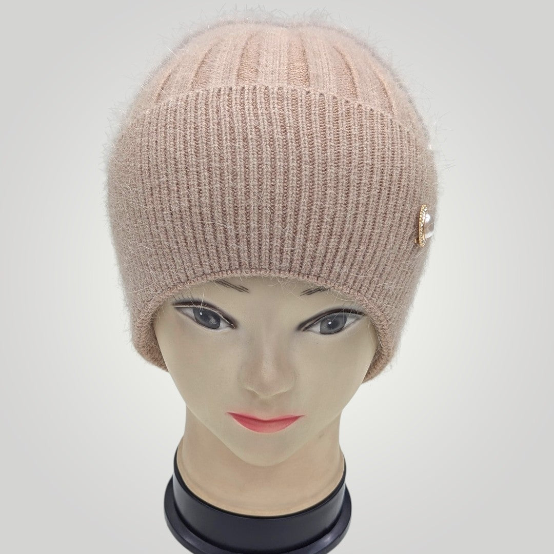 WOMEN'S ANGOORA WOOL CAP