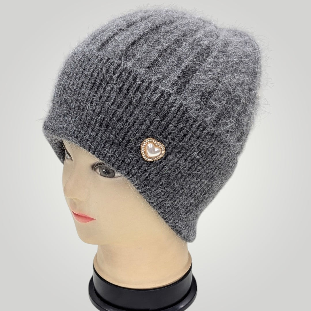 WOMEN'S ANGOORA WOOL CAP
