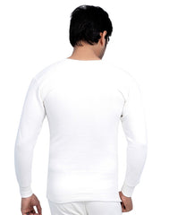 Men FS Cotton Body Warmers White 300 Quilted Thermals