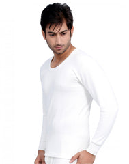 Men FS Cotton Body Warmers White 300 Quilted Thermals