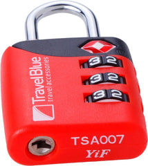 TSA 3 Dial Combination Lock